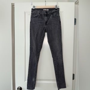 Levi's Grey 721 High Rise Skinny Women's Jeans Size 26